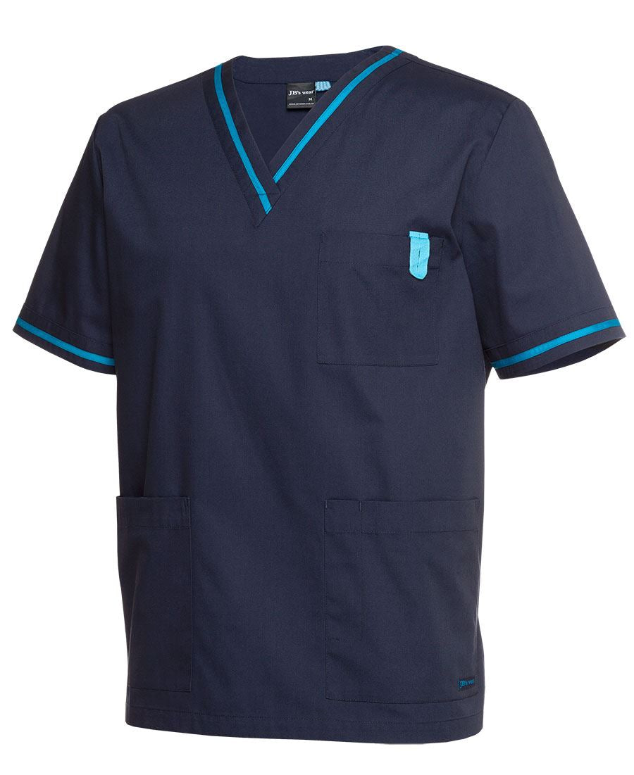 JB's Contrast Scrubs Top 4SCT