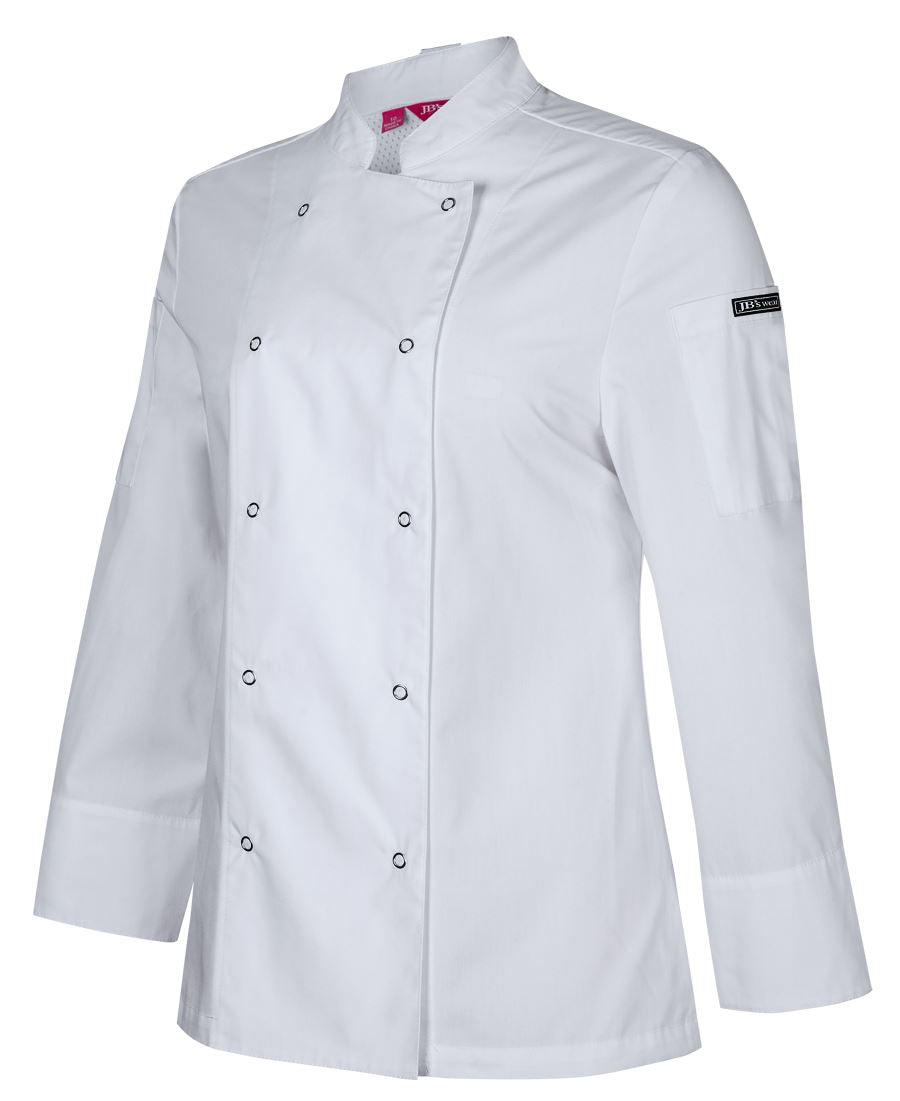 JB's Ladies L/S Snap Button Chef Jacket 5CJL1