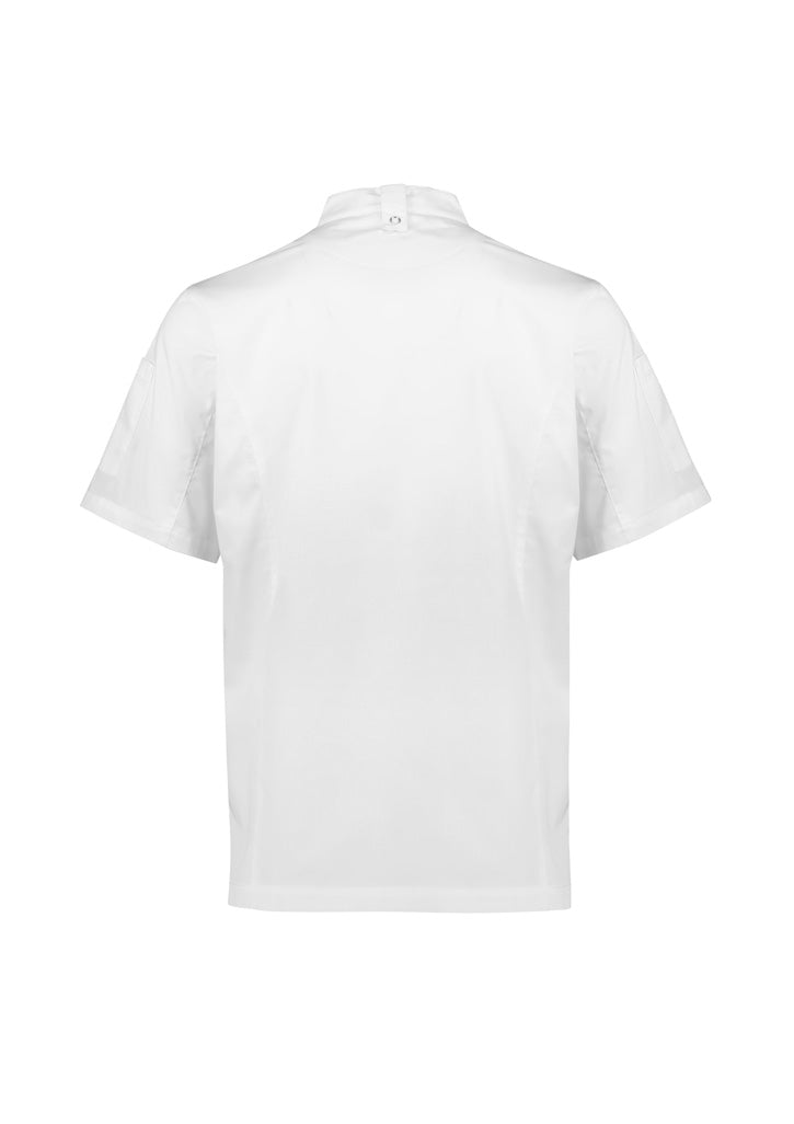 Alfresco Mens Short Sleeve Chef Jacket CH330MS