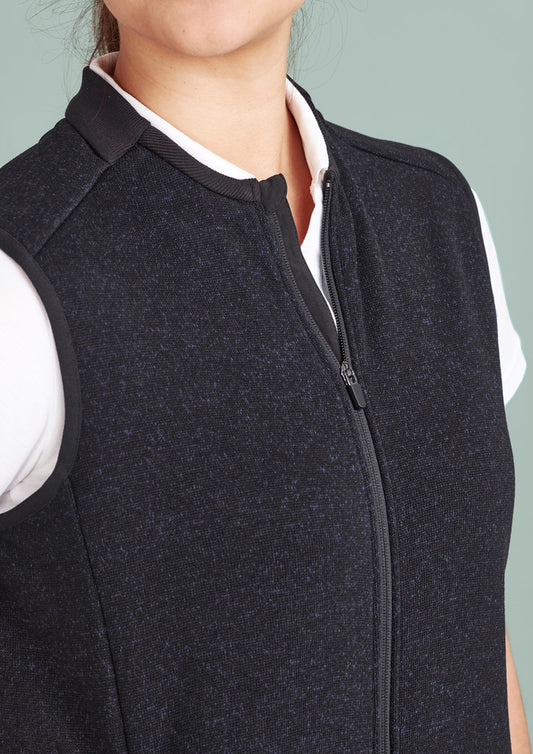 Nova Womens Zip Front Vest CO343LV