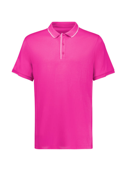 Pink Mens Short Sleeve Polo CST313MS