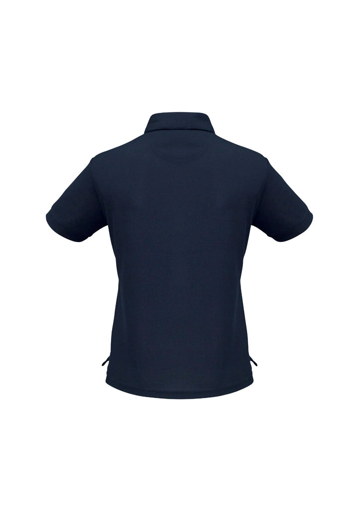 Micro Womens Waffle Short Sleeve Polo P3325