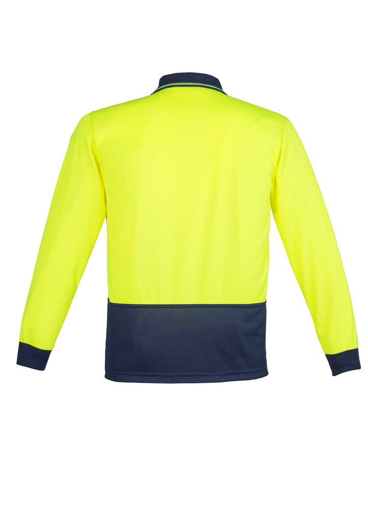 Unisex Hi Vis Basic Long Sleeve Polo ZH232