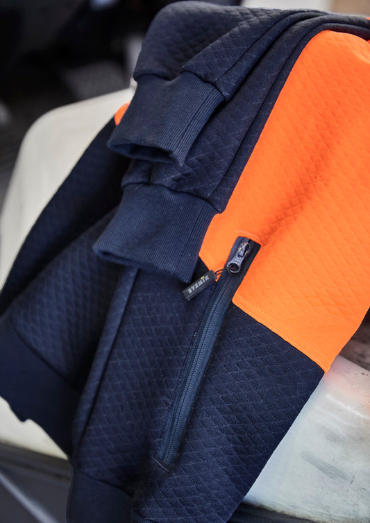 Unisex Hi Vis Textured Jacquard Hoodie ZT477