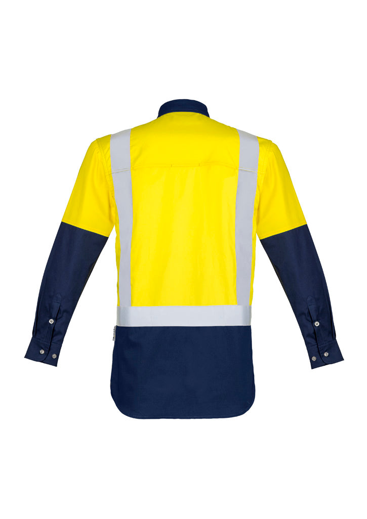 Mens Industrial Long Sleeve Shirt - Shoulder Taped ZW124