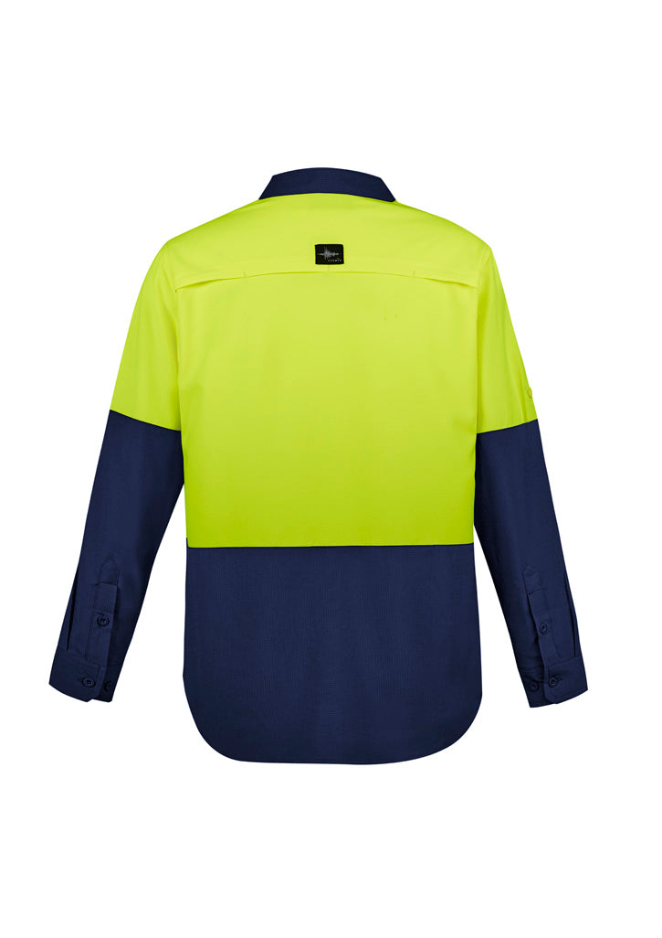 Mens Hi Vis Outdoor Long Sleeve Shirt ZW468