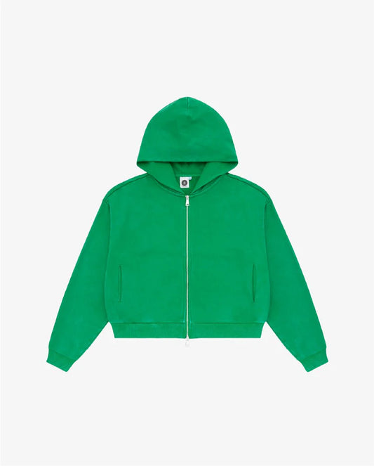 Colour Plane Acid Washed Zip-Up
