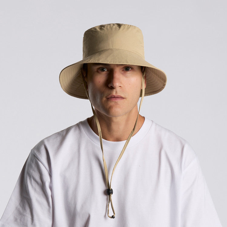 As colour Nylon Wide Brim Bucket Hat 1174