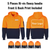 Orange/Navy