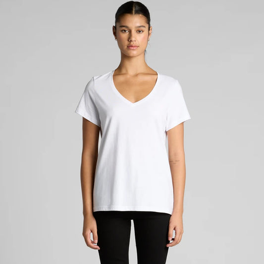 AS Colour Wo's Maple V Neck Tee 4023