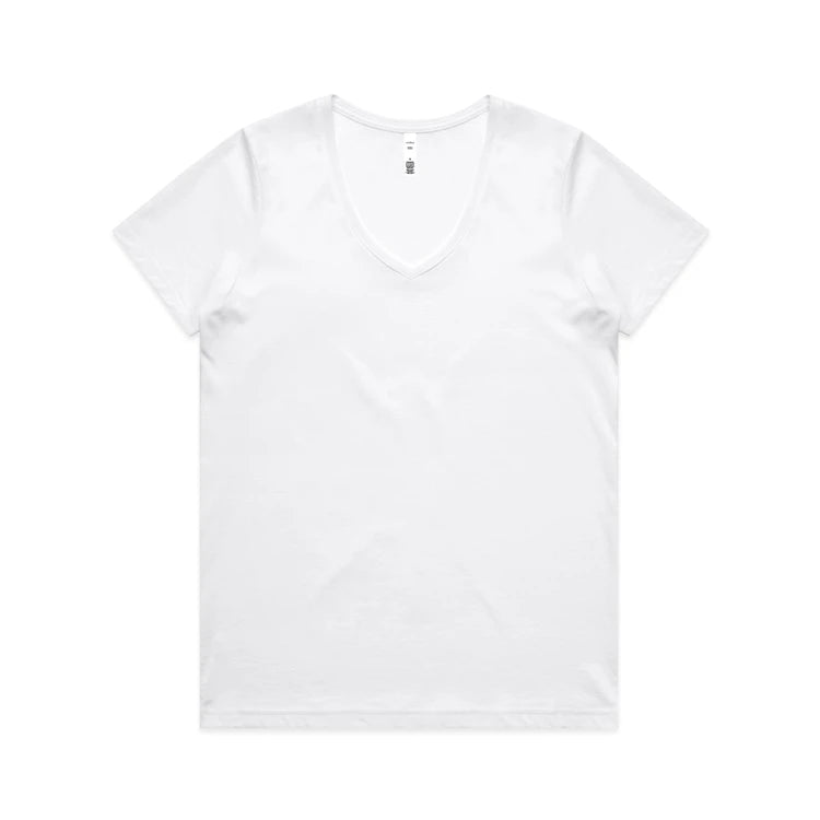 AS Colour Wo's Maple V Neck Tee 4023