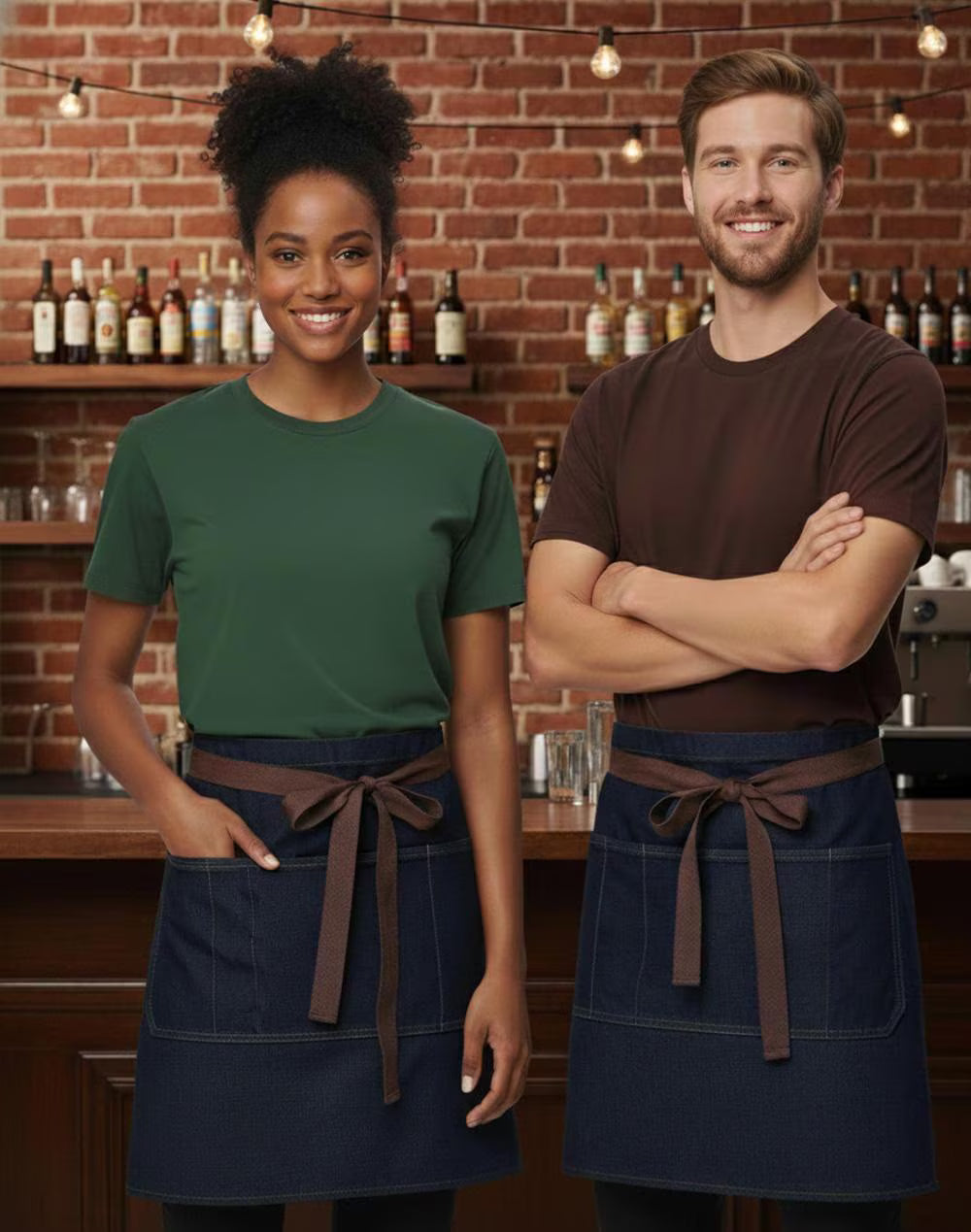 AP10 - East Village Half Denim Apron