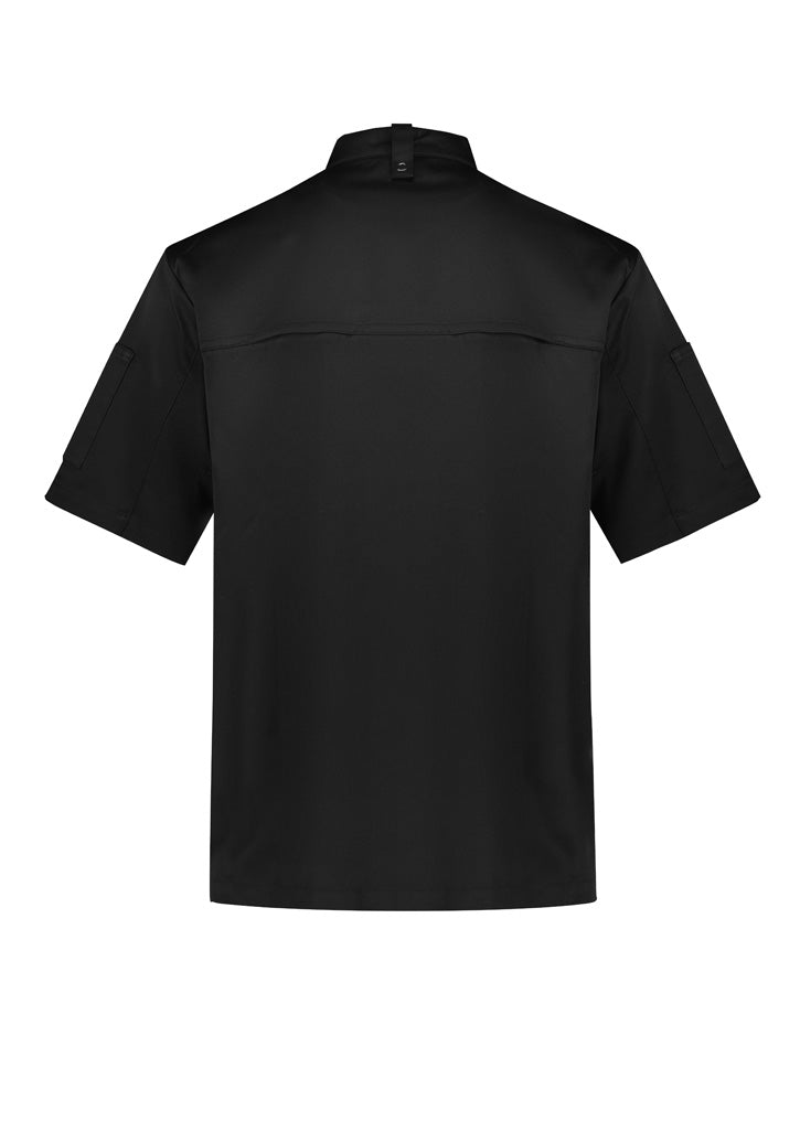 Zest Mens Short Sleeve Chef Jacket CH232MS