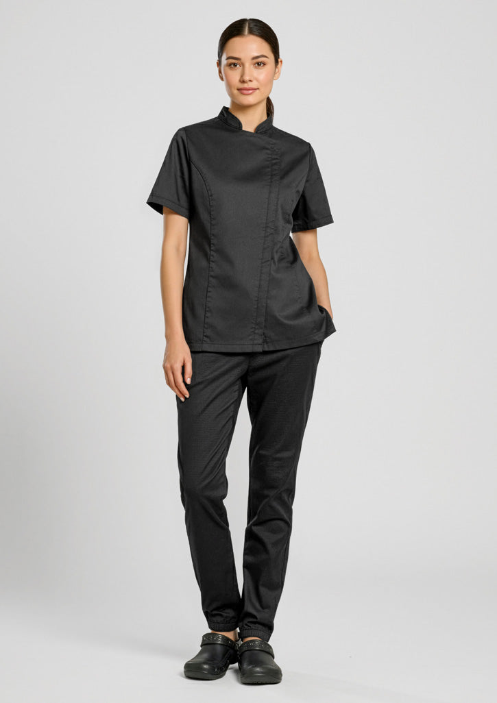 Alfresco Womens Short Sleeve Chef Jacket CH330LS