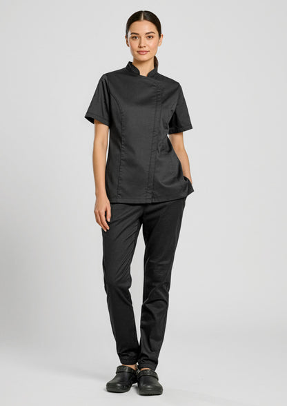 Alfresco Womens Short Sleeve Chef Jacket CH330LS