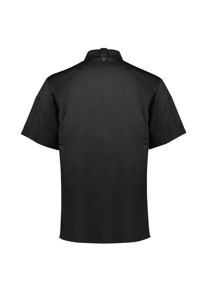 Alfresco Mens Short Sleeve Chef Jacket CH330MS