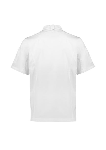 Alfresco Mens Short Sleeve Chef Jacket CH330MS