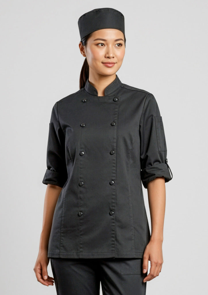 Gusto Womens Long Sleeve Chef Jacket CH430LL