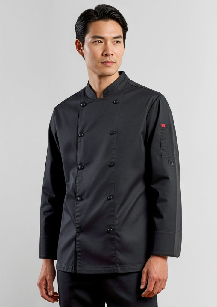 Gusto Mens Long Sleeve Chef Jacket CH430ML
