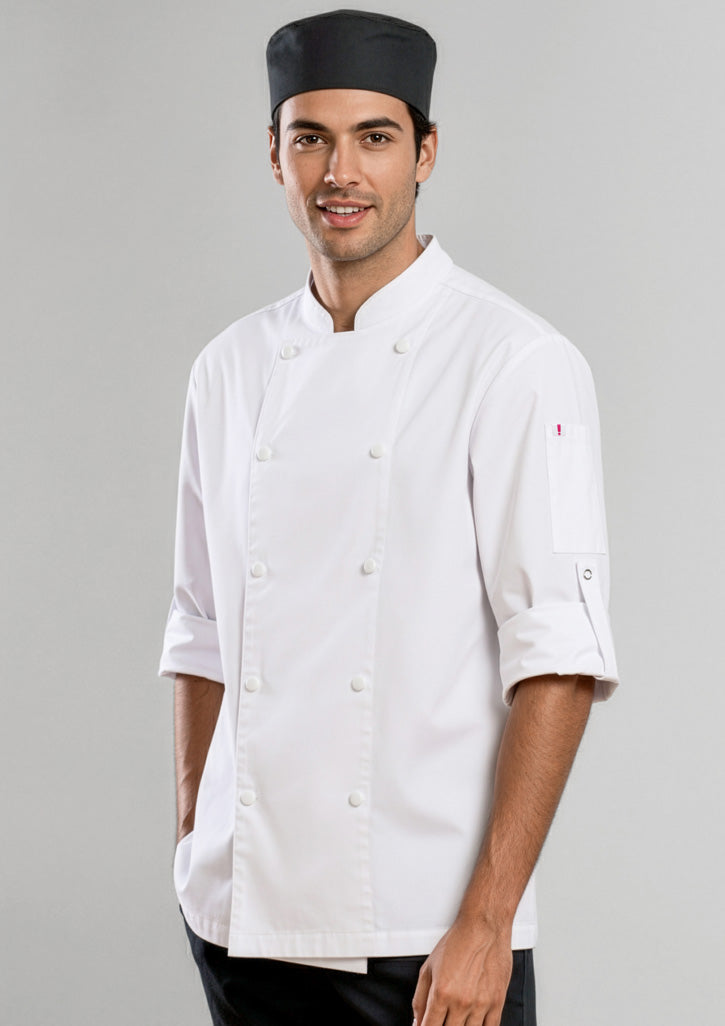 Gusto Mens Long Sleeve Chef Jacket CH430ML