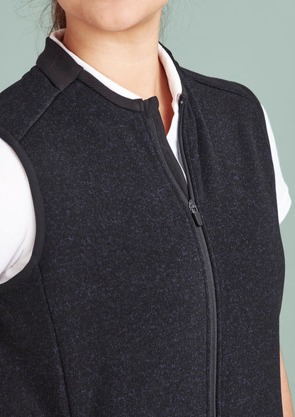 Nova Womens Zip Front Vest CO343LV