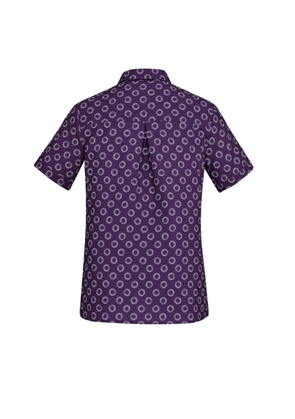 Florence Womens Daisy Print Short Sleeve Shirt CS948LS
