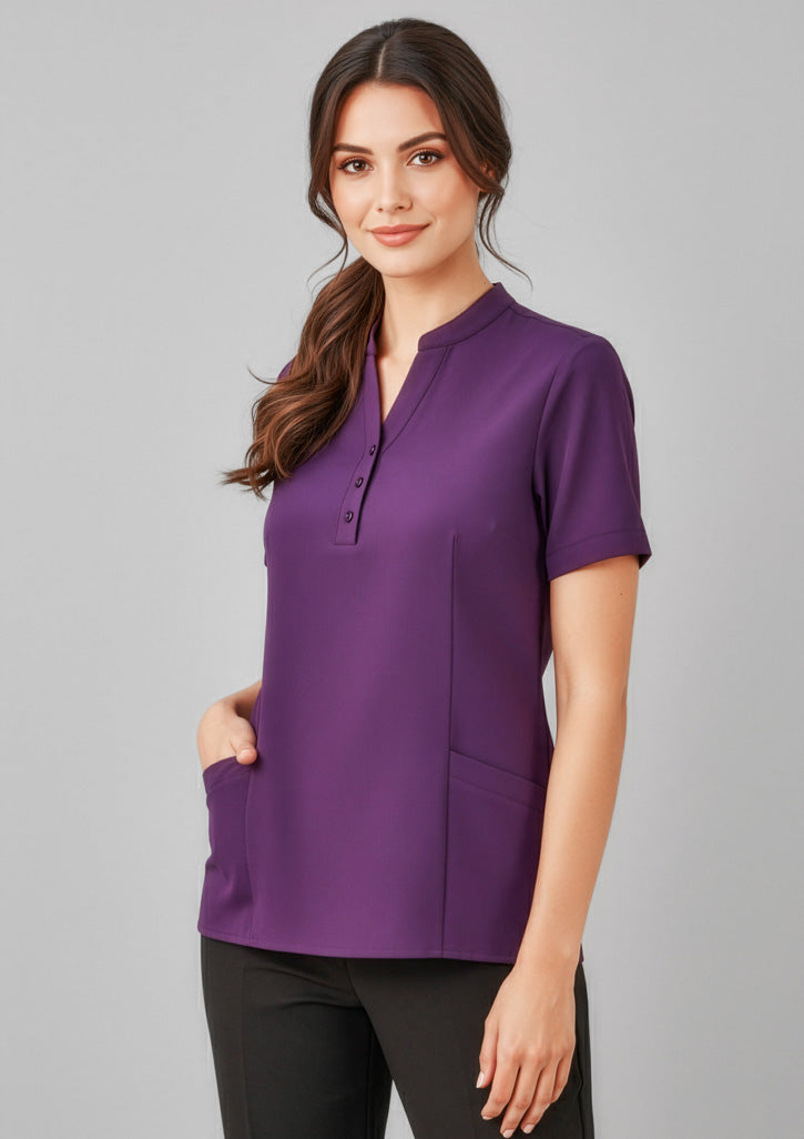 Florence Womens Plain Tunic CS949LS