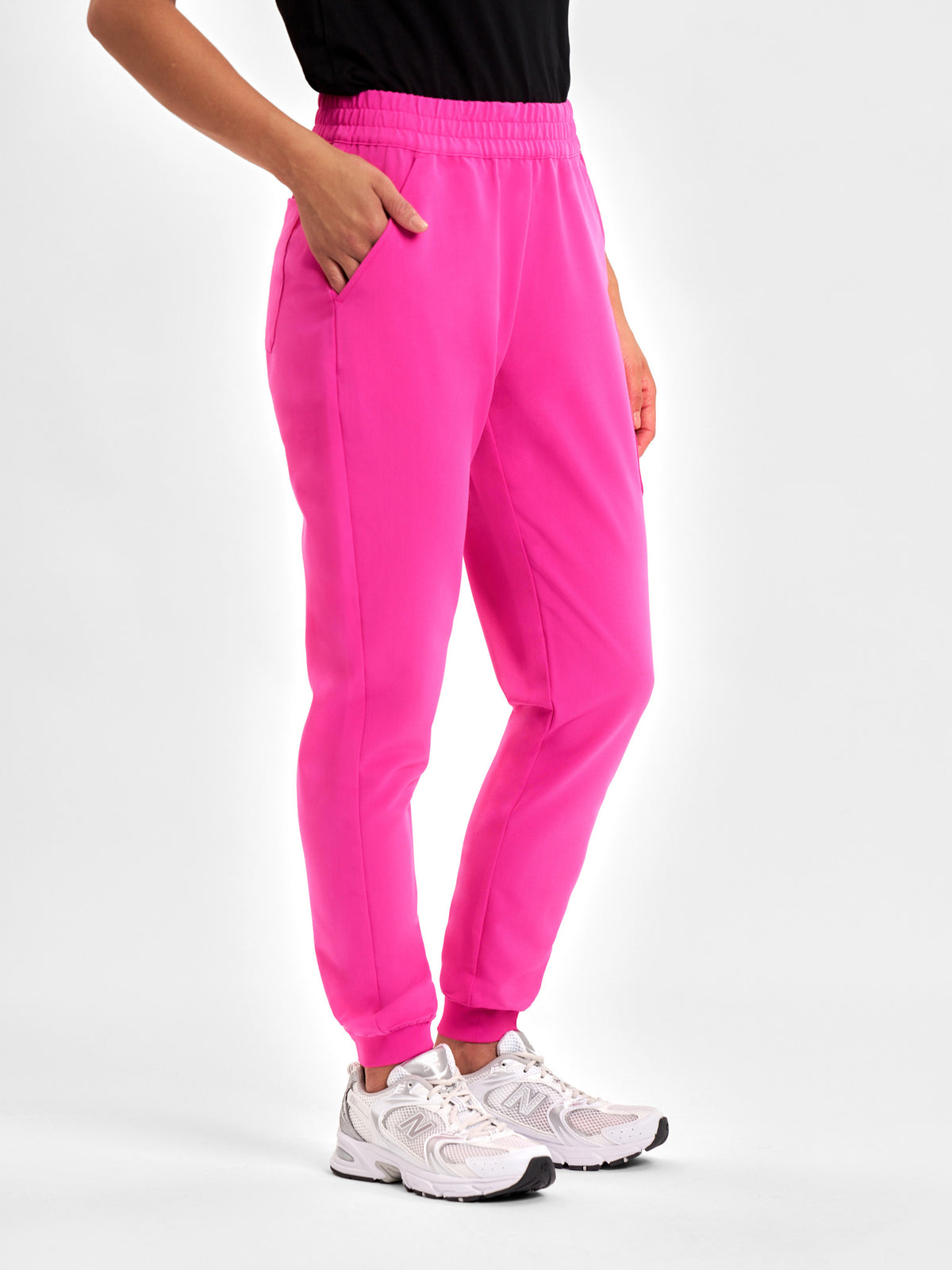 Pink Womens Jogger Scrub Pant CSP241LL