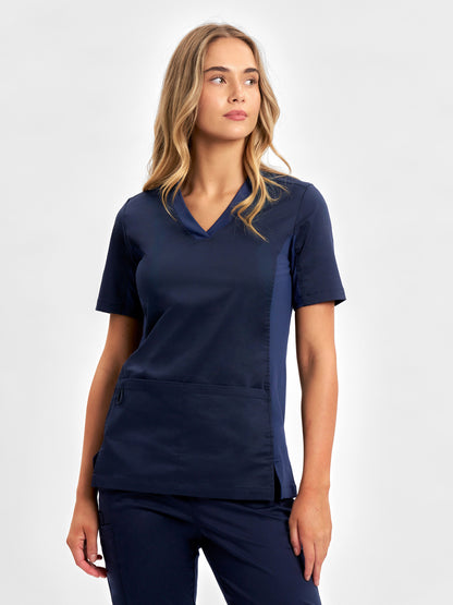 Riley Womens Stretch Scrub Top CST043LS