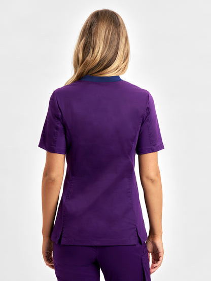 Riley Womens Stretch Scrub Top CST043LS