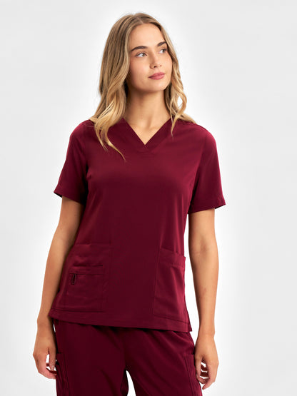 Avery Womens V-Neck Scrub Top CST941LS