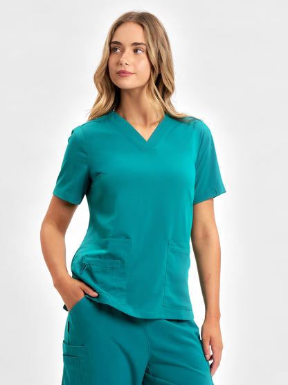 Avery Womens V-Neck Scrub Top CST941LS