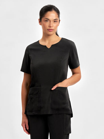 Avery Womens Round Neck Scrub Top CST942LS
