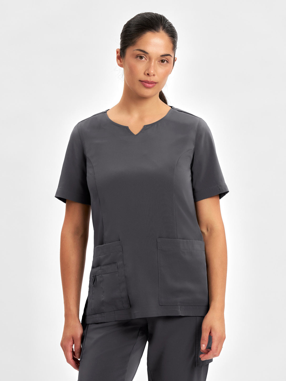 Avery Womens Round Neck Scrub Top CST942LS