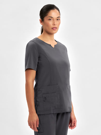 Avery Womens Round Neck Scrub Top CST942LS