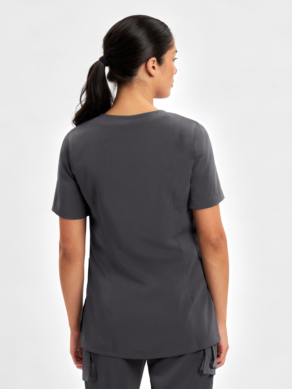 Avery Womens Round Neck Scrub Top CST942LS