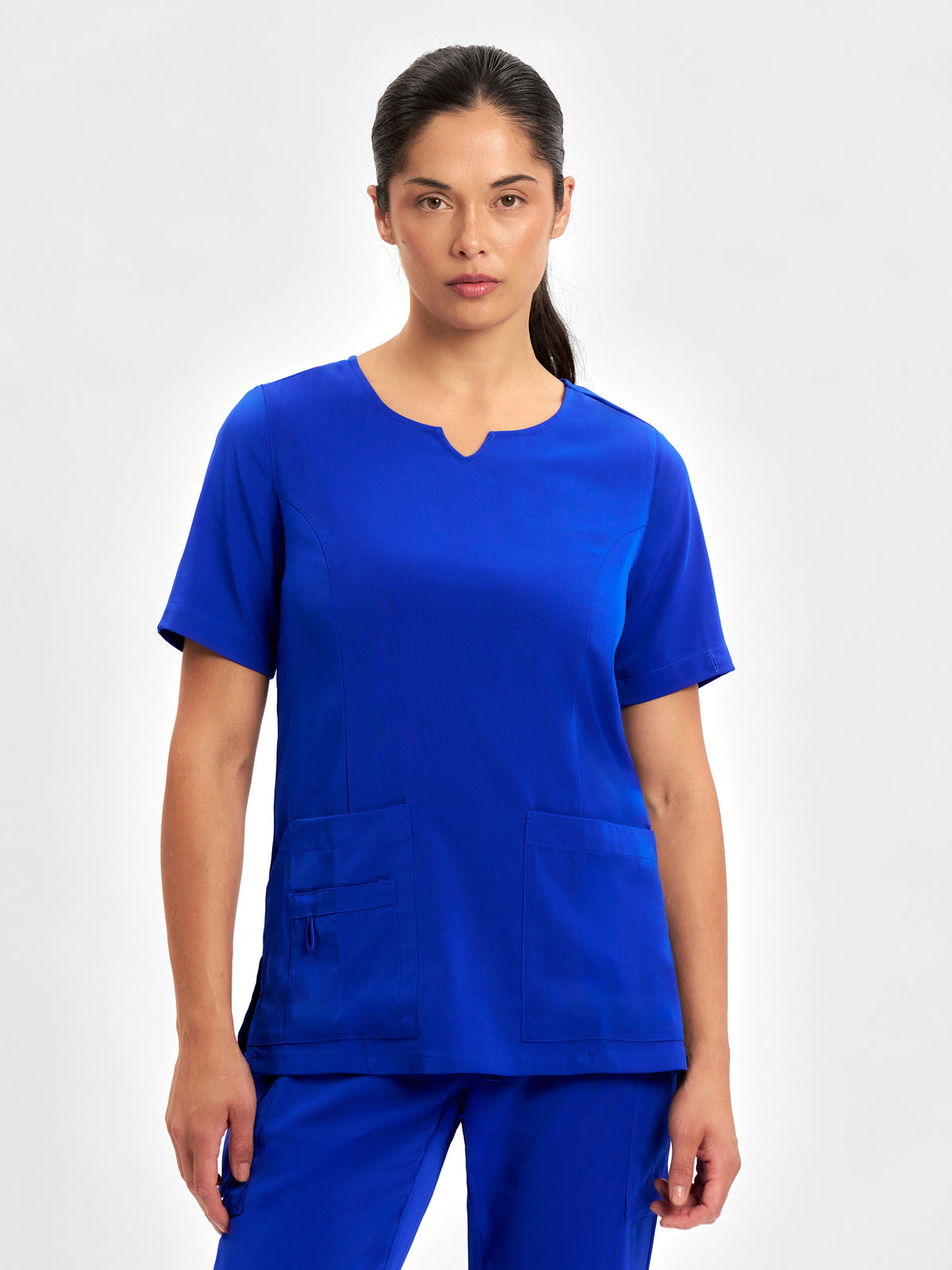 Avery Womens Round Neck Scrub Top CST942LS