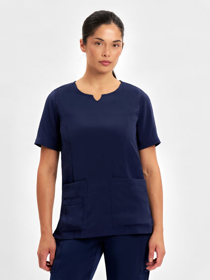 Avery Womens Round Neck Scrub Top CST942LS