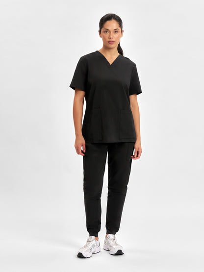Pulse Womens V-Neck Scrub Top CU543LS