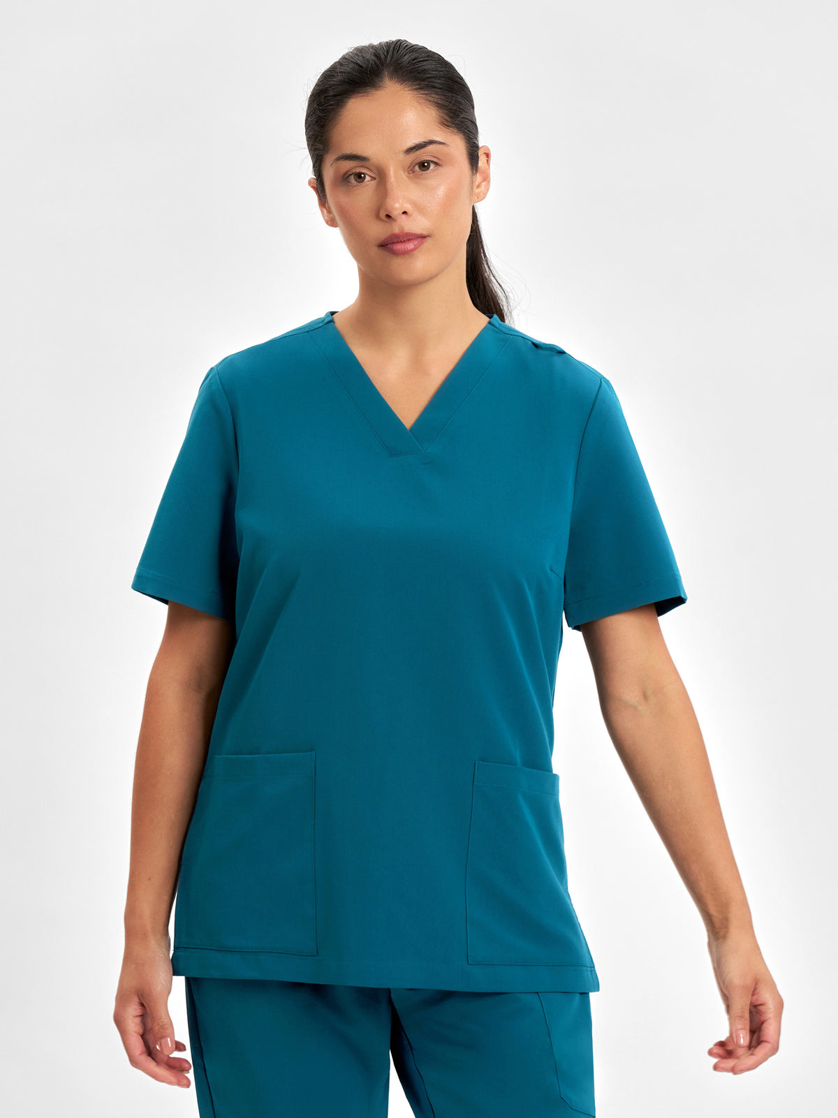 Pulse Womens V-Neck Scrub Top CU543LS