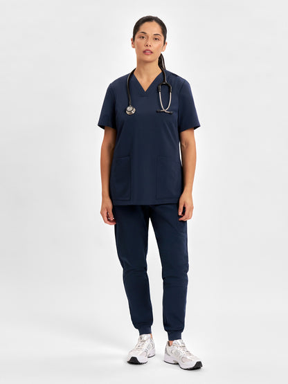 Pulse Womens V-Neck Scrub Top CU543LS