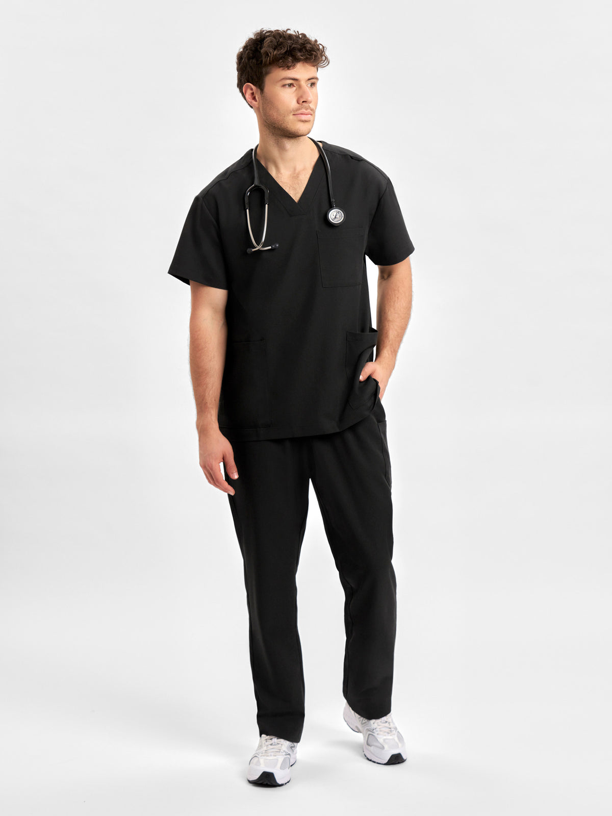 Pulse Unisex V-Neck Scrub Top CU544US