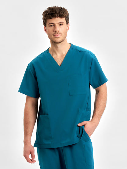 Pulse Unisex V-Neck Scrub Top CU544US