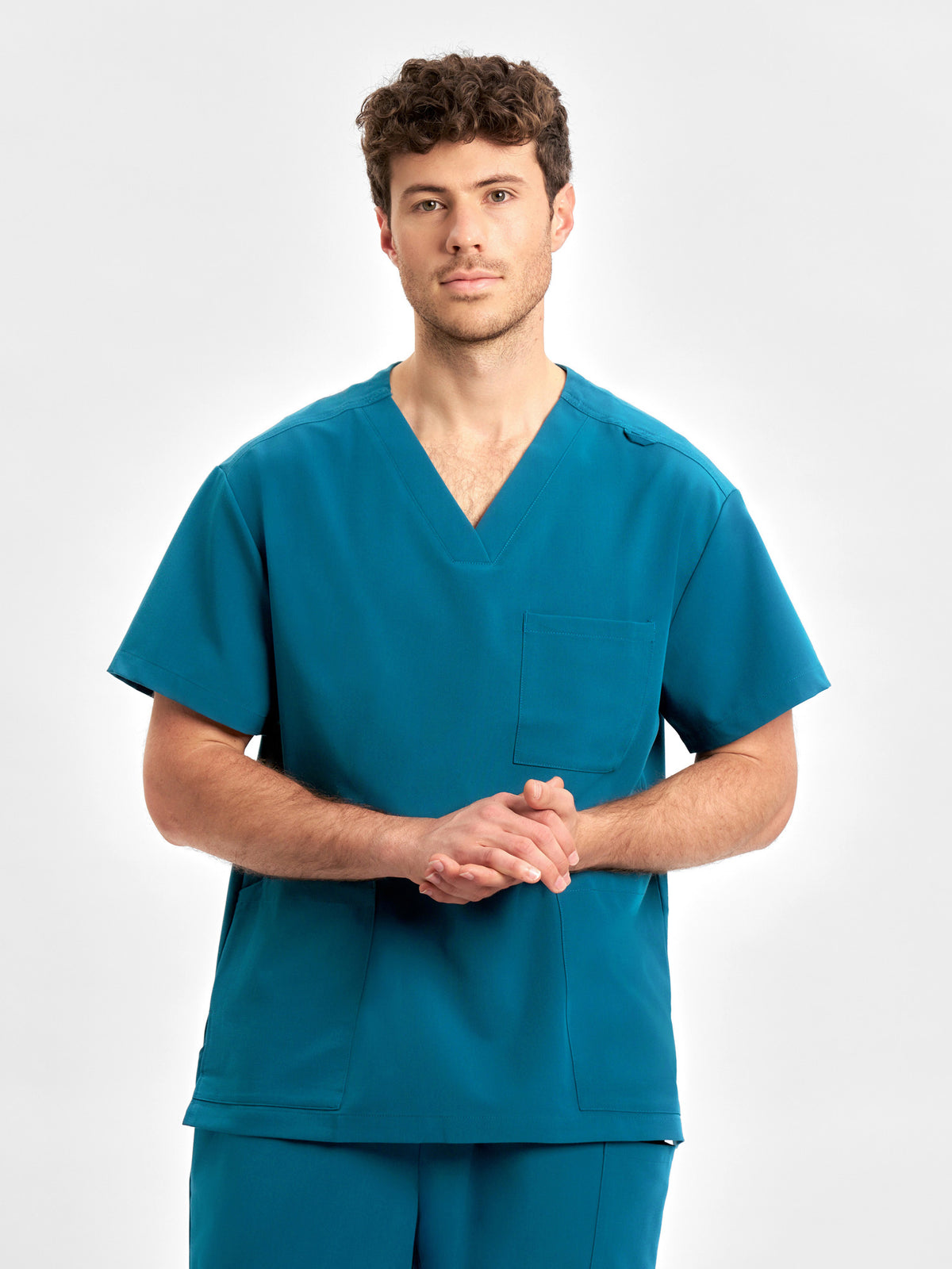 Pulse Unisex V-Neck Scrub Top CU544US