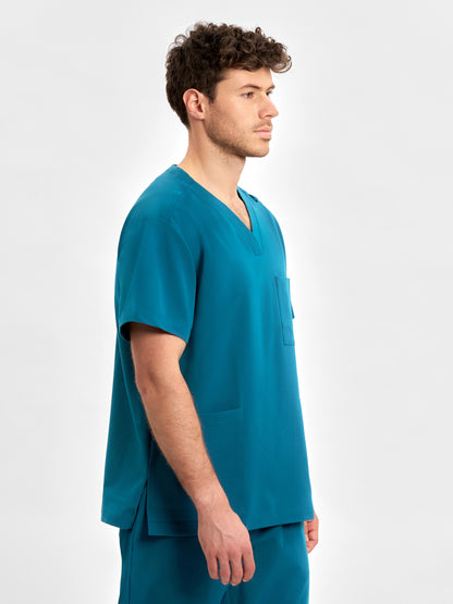 Pulse Unisex V-Neck Scrub Top CU544US