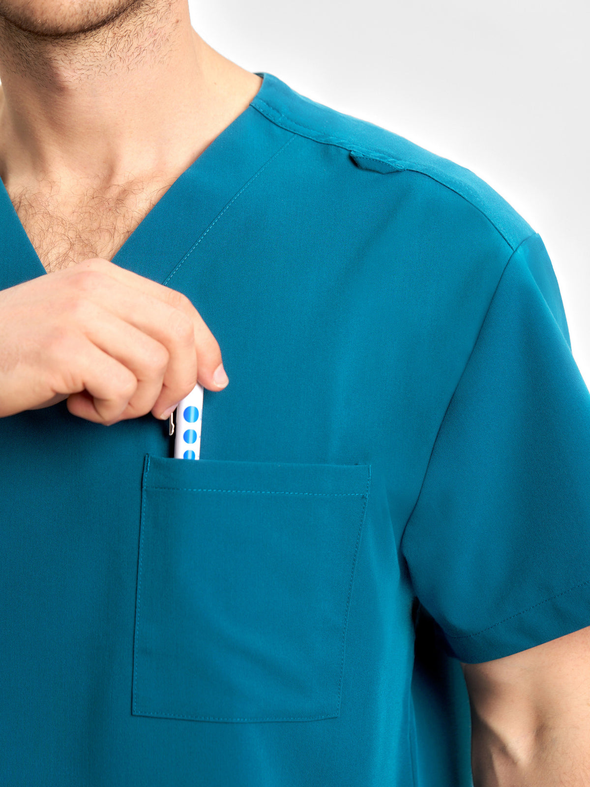 Pulse Unisex V-Neck Scrub Top CU544US