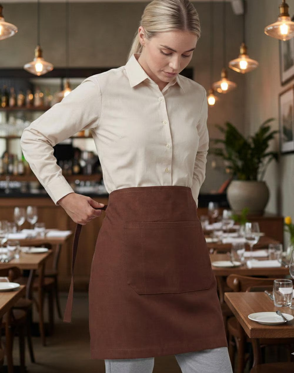 AP06(M3100) FITZROY HALF WAIST APRON