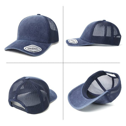 OG305 Seamless Front Washed Mesh Cap
