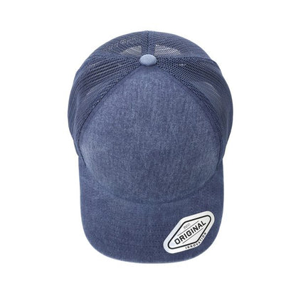 OG305 Seamless Front Washed Mesh Cap