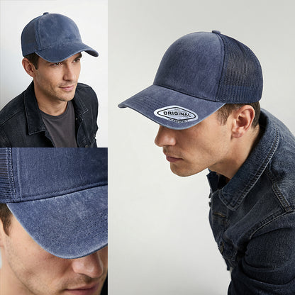 OG305 Seamless Front Washed Mesh Cap